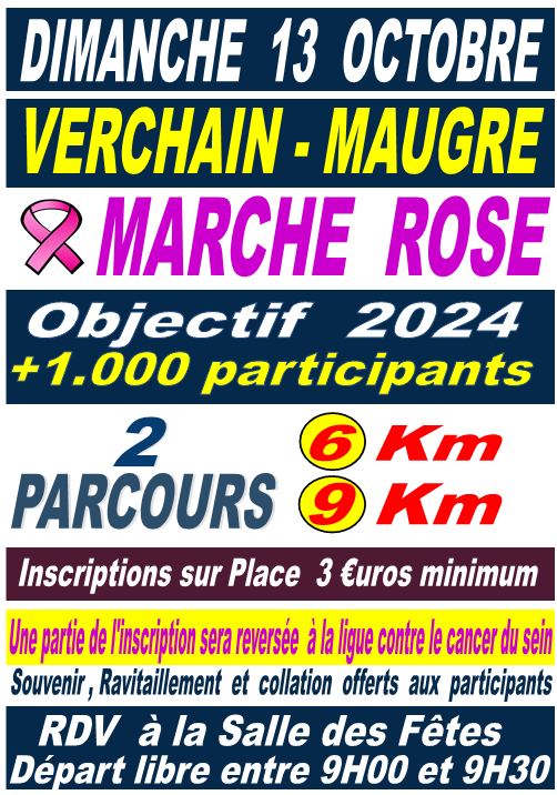 La Marche Rose de Verchain Maugré