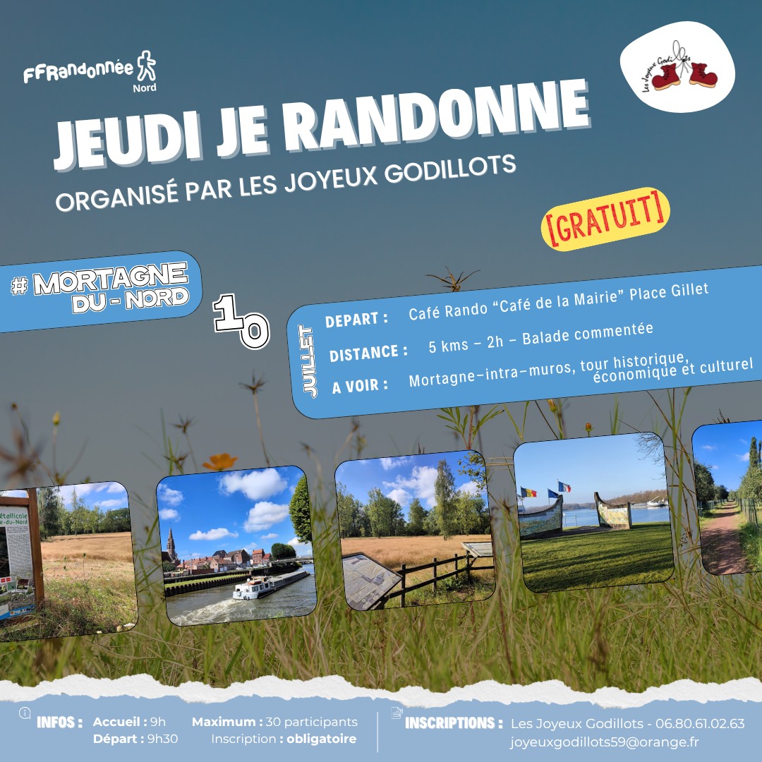 Jeudi je marche à Mortagne-du-Nord, le 10 Juillet 2025