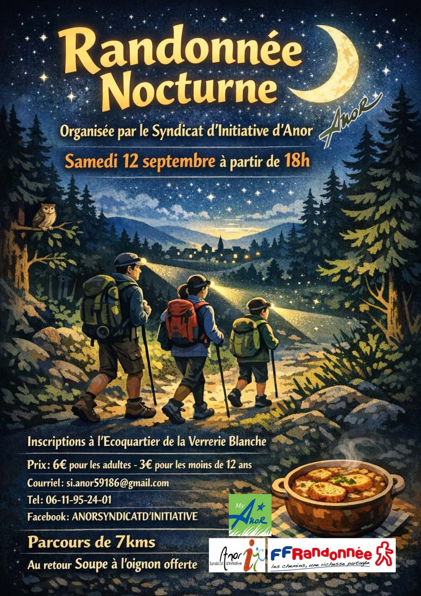 Randonnée nocturne - Anor