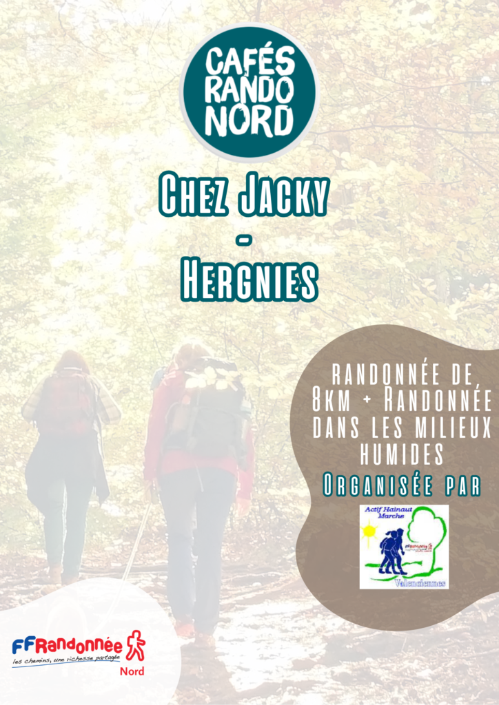 ☕ Animation Café Rando Chez Jacky à Hergnies – samedi 29 aout 2026 🥾