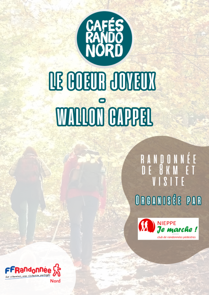 ☕ Animation Café Rando Le Cœur Joyeux à Wallon Cappel – samedi 28 juin 2026 🥾