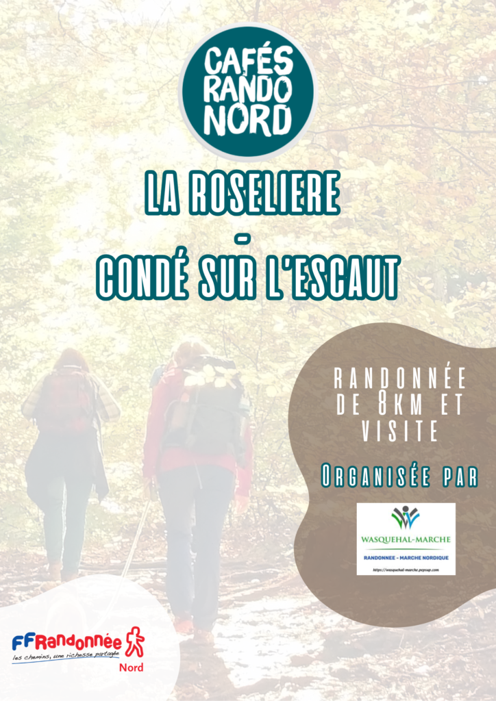 ☕ Animation Café Rando La Roselière à Condé-sur-l'Escaut – jeudi 16 avril 2026 🥾