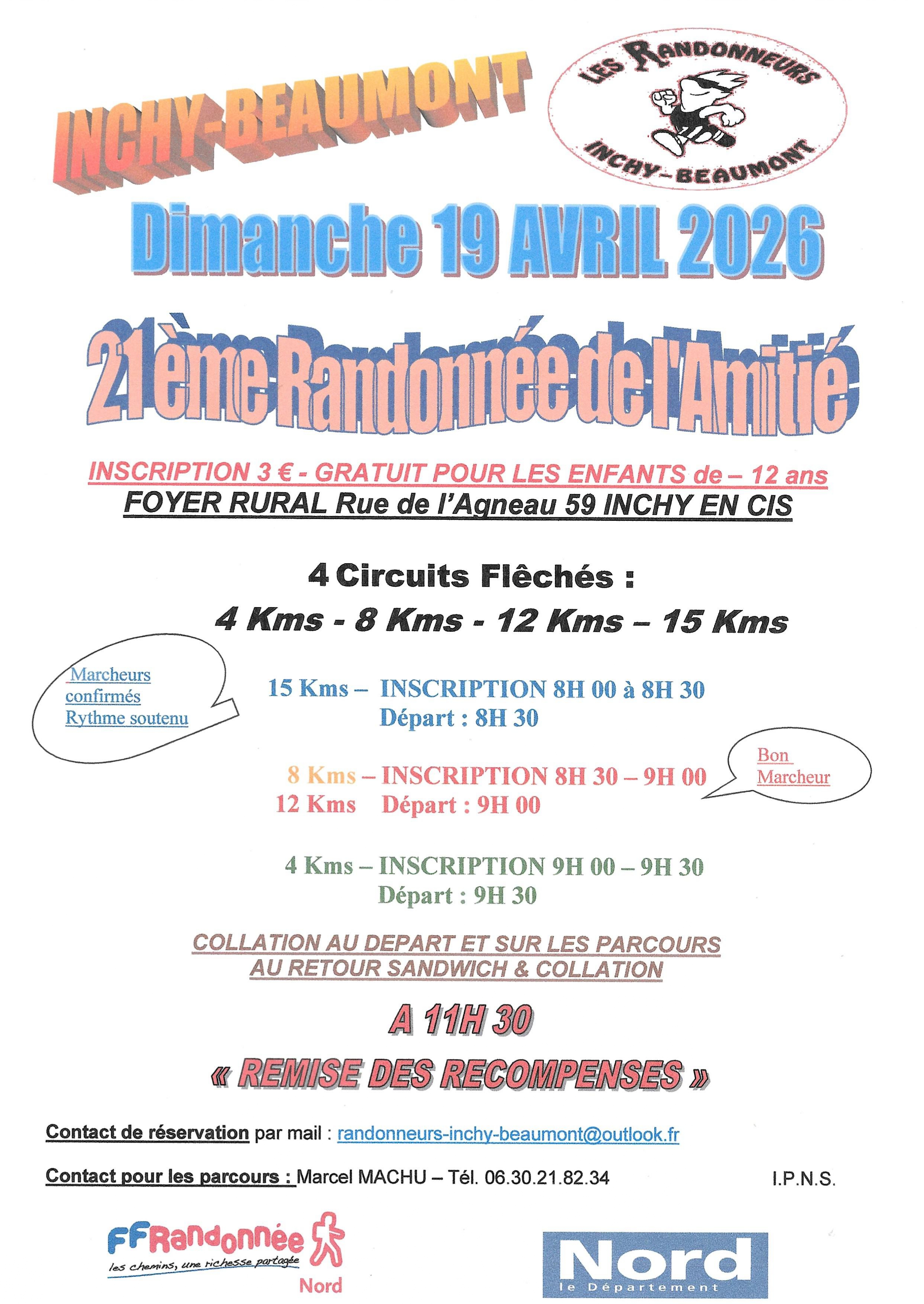 21ème Randonnée de l’Amitié