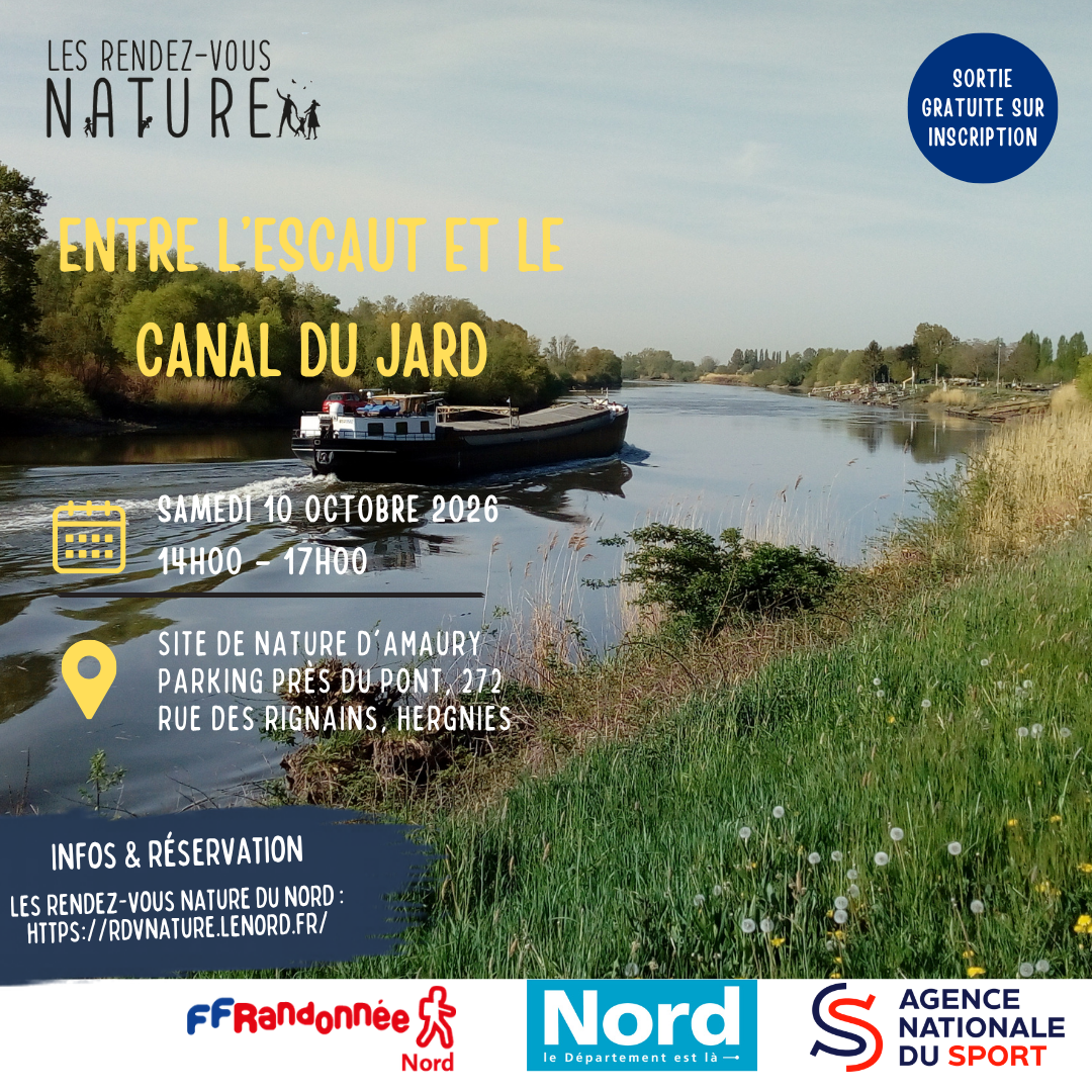Entre l’Escaut et le canal du Jard 🌿